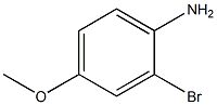 2-溴-4-甲氧基苯胺 结构式