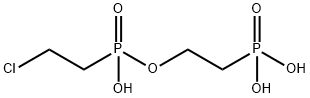 (2-{[(2-
chloroethyl)(hydroxy)phosphoryl]oxy}ethyl)phosphonic acid Structure