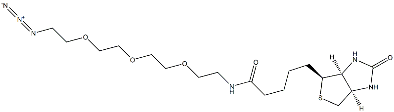 11-[D(+)-BiotinylaMino]-1-azido-3,6,9-trioxaundecane Structure