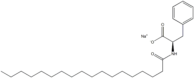 N-十八酰基-D-苯丙氨酸-钠盐,,结构式