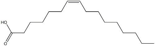 (7Z)-Hexadecenoic acid Structure