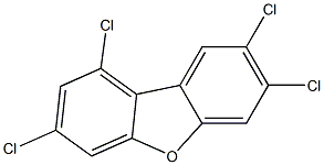 1,3,7,8-Tetrachlorodibenzofuran 50 μg/mL in Toluene Structure