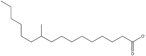 10-Methylhexadecanoate Struktur