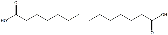 Heptanoic acid (Heptylic acid) Struktur