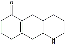 1,2,3,4,4a,5,8,9,10,10a-decahydrobenzo[g]quinolin-6(7H)-one 结构式