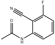 2-氟-6-乙酰胺基苯腈,2-乙酰胺基-6-氟苯腈, 1155146-72-7, 结构式