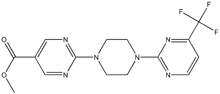 Methyl 2-(4-(4-(trifluoroMethyl)pyriMidin-2-yl)piperazin-1-yl)pyriMidine-5-carboxylate