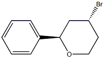(2R,4R)-4-broMo-2-phenyltetrahydro-2H-pyran Structure