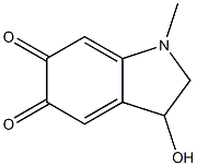 1H-Indole-5,6-dione,2,3-dihydro-3-hydroxy-1-Methyl-|1H-吲哚-5,6-二酮,2,3-二氢-3-羟基-1-甲基-