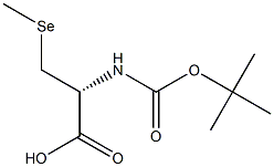 Boc-D-3-(Methylseleno)-L-alanine Struktur