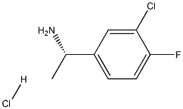 (S)-1-(3-CHLORO-4-FLUOROPHENYL)ETHANAMINE-HCl Struktur