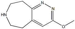3-Methoxy-6,7,8,9-tetrahydro-5H-1,2,7-triaza-benzocycloheptene Struktur