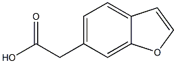 Benzofuran-6-yl-acetic acid Structure