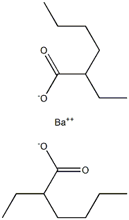 2-乙基己酸钡, 99.8% (METALS BASIS), 通常75% W/W 的2-乙基己酸溶液, , 结构式