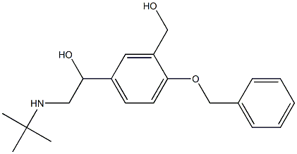 (1RS)-2-[(1,1-diMethylethyl)aMino]-1-[3-(hydroxyMethyl)-4- benzyloxyphenyl]ethanol Structure