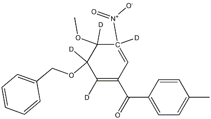 3-Benzyloxy-4-Methoxy-4'-Methyl-5-nitrobenzophenone-d4 Structure