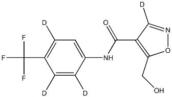 5-(HydroxyMethyl)-N-[4-(trifluoroMethyl)phenyl]-4-isoxazolecarboxaMide-d4