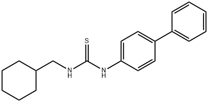 1-(biphenyl-4-yl)-3-(cyclohexylMethyl)thiourea Structure