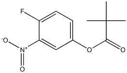 4-fluoro-3-nitrophenyl pivalate Struktur