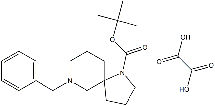 tert-butyl 7-benzyl-1,7-diazaspiro[4.5]decane-1-carboxylate oxalate Struktur