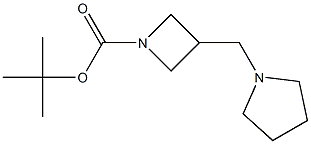 tert-butyl 3-(pyrrolidin-1-ylMethyl)azetidine-1-carboxylate Struktur