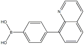 4-(quinoliN-8-yl)phenylboronic acid Structure