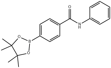 4-(苯基氨甲酰基)苯硼酸频哪醇酯, 949115-03-1, 结构式