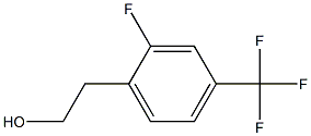 2-[2-Fluoro-4-(trifluoroMethyl)phenyl]ethanol, tech. 90% Structure