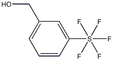 3-(Pentafluorothio)benzyl alcohol, 97% Structure