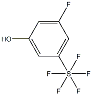 3-Fluoro-5-(pentafluorothio)phenol, 97% Struktur