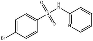 4-溴-N-(2-吡啶基)苯磺酰胺, 3609-89-0, 结构式