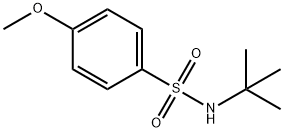 N-叔丁基-4-甲氧基苯磺酰胺,106555-68-4,结构式