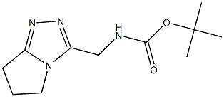 tert-butyl ((6,7-dihydro-5H-pyrrolo[2,1-c][1,2,4]triazol-3-yl)Methyl)carbaMate Struktur