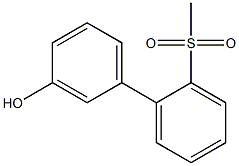 2'-Methanesulfonyl-biphenyl-3-ol Struktur