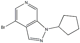 4-BroMo-1-cyclopentyl-1H-pyrazolo[3,4-c]pyridine Structure