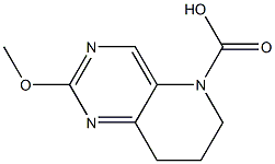 2-Methoxy-7,8-dihydro-6H-pyrido[3,2-d]pyriMidine-5-carboxylic acid Structure