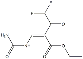 (Z)-乙基4,4-二氟-3-氧代-2-(脲基甲基)丁酸乙酯