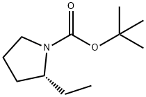 R-N-BOC-2-乙基吡咯, 876617-06-0, 结构式