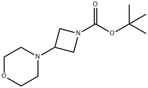 叔-丁基 3-吗啉代吖丁啶-1-甲酸基酯, 1290136-89-8, 结构式