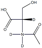 N-Acetyl-L-serine-d3 Structure