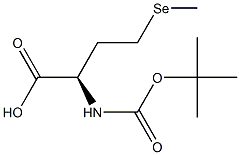 BOC-D-SELENOMETHIONINE, , 结构式
