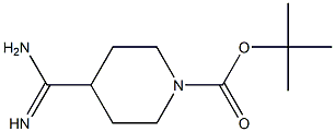 tert-butyl4-carbamimidoylpiperidine-1-carboxylate Struktur