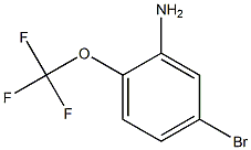 2-氨基-4-溴三氟甲氧基苯, , 结构式