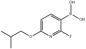 2-Fluoro-6-isobutoxypyridine-3-boronic acid Struktur