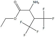2-氨基-4,4,4-三氟-3-(三氟甲基)丁酸乙酯 结构式