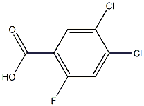 3,4-dichloro-6-fluorobenzoic acid 化学構造式