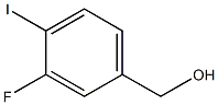 3-fluoro-4-iodobenzyl alcohol Structure