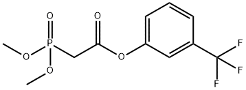 (3-Trifluoromethylphenyl)dimethylphosphonoacetate Struktur