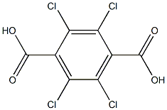 Tetrachloroterephthalic acid Solution 结构式