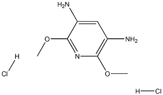 3.5-Diamino-2.6-dimethyoxy pyridine dihydrochloride Struktur